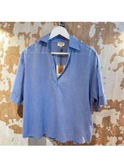 BLOUSE BLEU DENIM