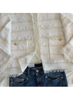 VESTE COURTE À FRANCHE