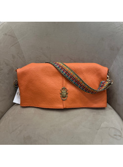 SAC SPRITZ CUIR ORANGE
