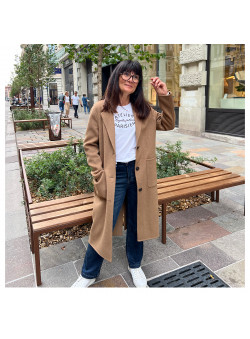 MANTEAU MAIKO CAMEL