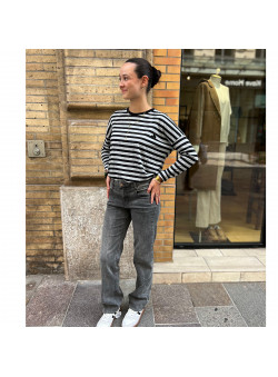 MODÈLE JEANS BEAUGRENELLE GRIS