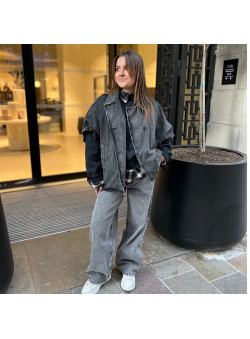 VESTE LAUREN GRISE