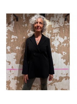 VESTE BLAZER CROISÉE NOIRE