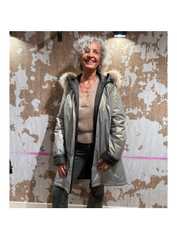 MANTEAU DANA  RÉVERSIBLE KAKI