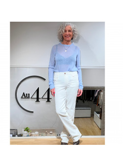 JEANS MODÈLE BEAUGRENELLE ÉCRU