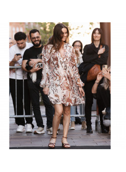ROBE ROLLIO À MOTIFS
