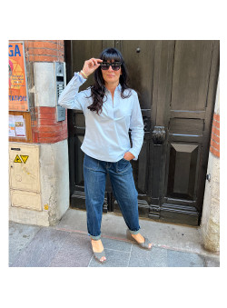 CHEMISE HANNAH BLEU CIEL