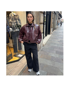 VESTE ONANA BORDEAUX
